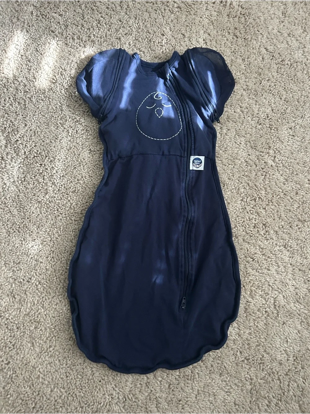 Nested Bean Navy Infant Sleep Sack Zen One Classic
